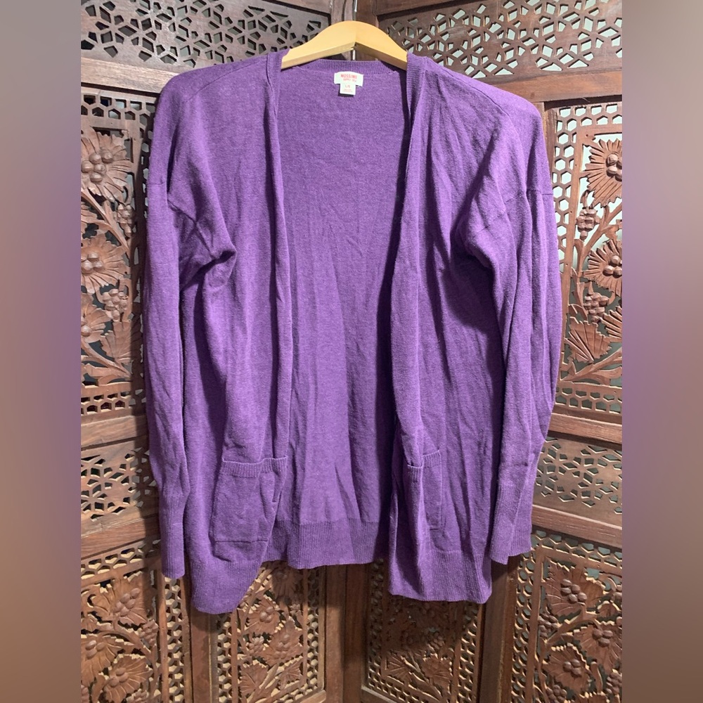 PURPLE CARDIGAN